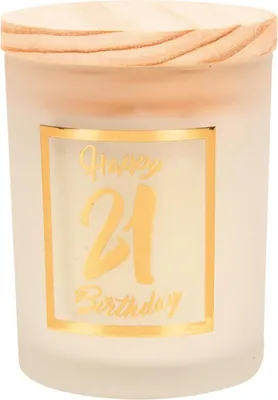 Immagine prodotto di Paperdreams Candela profumata piccola oro bianco – 21 anni