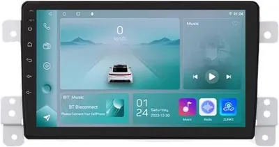 Image de Autoradio avec Bluetooth et CarPlay pour Suzuki Grand Vitara 3 (2005-2015) – Compatible avec Apple et Android – Système stéréo – Système de navigation