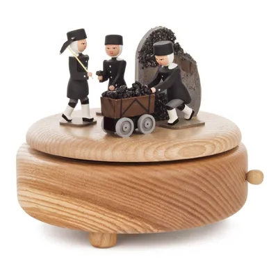 Zdjęcie produktu dla Pudełko muzyczne Górnicy BxHxG 14x11x14cm NOWE