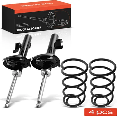 Productafbeelding van Frankberg 2x veer + 2x gasdrukdemper voor voor Mazda 3 BL 2009-2014