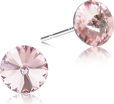 Produktbild von LUISIA® Ohrstecker mit Premium Kristallen - 6 mm Light Rosé / Rose