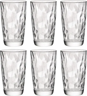 Produktbild von Bormioli Rocco Longdrinkgläser Diamond Transparent 470 ml - 6 Stück