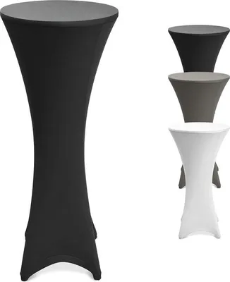 Produktbild von Famanu Stretchhülle für Stehtische, Durchmesser 60, 70 oder 80 cm, schwarz