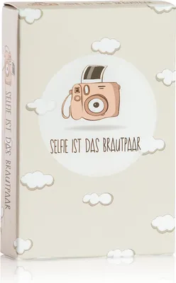 Produktbild von Selfie ist das Brautpaar Hochzeitsspiel Kennenlernspiel 55 Karten