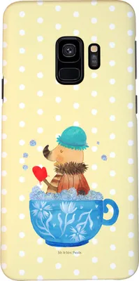 Produktbild von Mr. & Mrs. Panda Samsung Galaxy S9 Handyhülle Nachtfalter Schaumbad - Gelb Pastell - Geschenk, Badezimmer, Handy Case, Baden, Cover, Tasse, WC, Lustige Sprüche, Hülle
