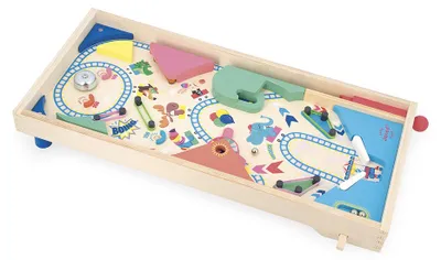 Immagine prodotto di Flipper Janod - gioco da luna park in legno per bambini dai 5 anni in su