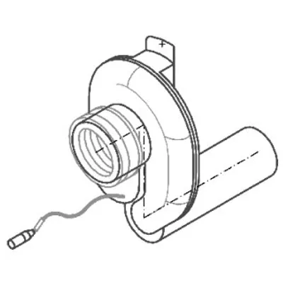 Obrázek produktu pro Geberit 599063000 Sací armatura pro ovládání pisoáru