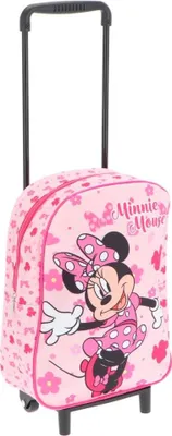 Produktbild von Disney Minnie Mouse Trolley Kinder Rucksack mit Rollen für Ausflüge & Urlaub