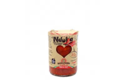 Produktbild von Nduja Streichsalami mit Chili Peperoncino 90 gr Delizie di Calabria