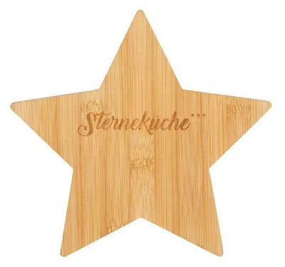 Produktbild von Räder Bambusbrett Stern Sterneküche 21x21x1cm