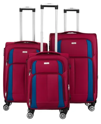 Produktbild von PTN 5209-SET-9265 Burgunderrot-Marineblaues Kofferset