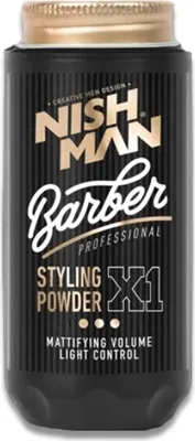 Obrázek produktu pro Nishman | Hair Styling Powder - pro muže - 30 g - pro každodenní použití - Barber Styling Powder