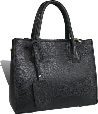 Produktbild von Toscanto Damen Handtasche Schultertasche Leder Tasche schwarz D2OTTM110SS