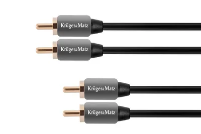 Produktbild von Kabel 2 RCA - 2 RCA 3 M Kruger&Matz