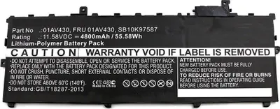 Imagen del producto de CoreParts MBXLE-BA0145, Batería, para portátil Lenovo ThinkPad X1 Carbon de 2017