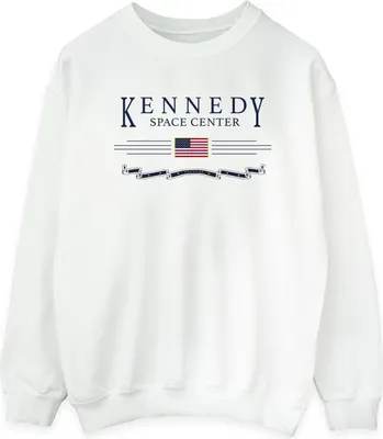 Produktbild von NASA - "Kennedy Space Centre Explore" Sweatshirt für Damen BI42666 (M) (Weiß)