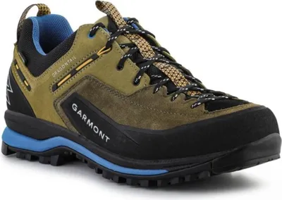 Produktbild von Garmont Dragontail Tech GTX olive green/blue Zustiegsschuhe UK 8 - EU 42