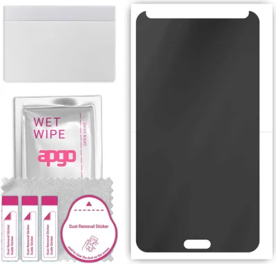 Produktbild von apgo Hydrogel Blickschutzfolie, Matt, kompatibel mit Samsung Galaxy Note 3, Privacy Displayschutzfolie, Schutzfolie mit Positionierhilfe, Anti-Spy, kratzfest, einfache Montage