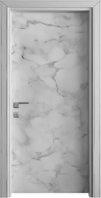 Produktbild von Tür Selbstklebende 90x210 cm Türfolie Türtapete Klebefolie - weiss Marmor