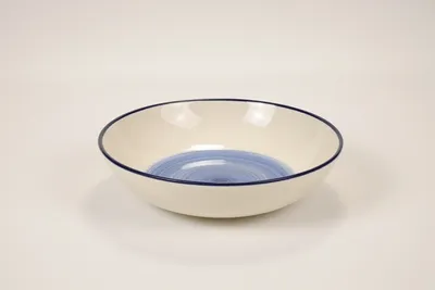 Produktbild von Salatschüssel, blaues Muster