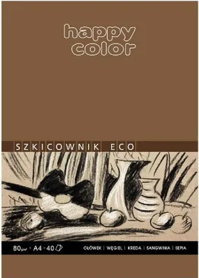 Produktbild von Happy Color Blok Szkicowy A4 80g 80 kartek