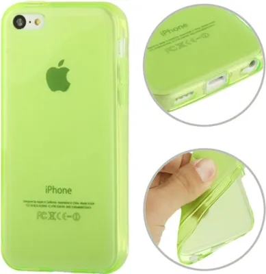 Produktbild von Schutzhülle TPU Case für Handy Apple iPhone 5C Grün