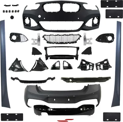 Produktbild von JOM Stoßstangen Kit & Seitenschweller für BMW F20 LCI 5-türer 2015-2019 Schwarz