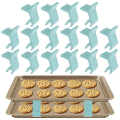 Productafbeelding van Bakplaat Stapelaars - Set van 16 - Blauw