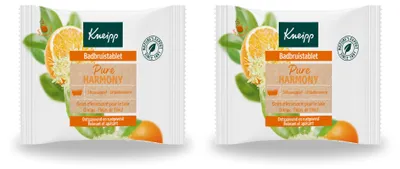Produktbild von 2 x Kneipp Badbruistablet Orangenblüte Lindenblüte - Vorteilspackung - 2 Stücke