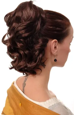 Produktbild von WIG ME UP Haarteil gewellt halblang 1 Kamm+Gummizug Mittel-Aschbraun Modell: JL-3023