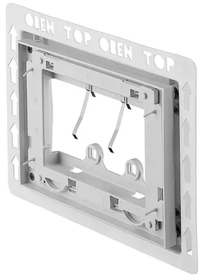 Image de Cadre dinstallation Duravit DuraSystem affleurant, 224,4x154 mm, 11000, WD6001011000
