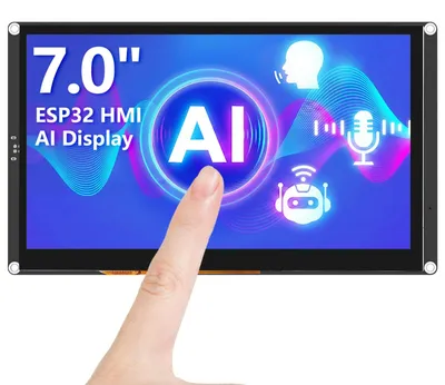 Productafbeelding van 7" ESP32 HMI-monitor 800x480 IPS-touchscreen met AI-spraak