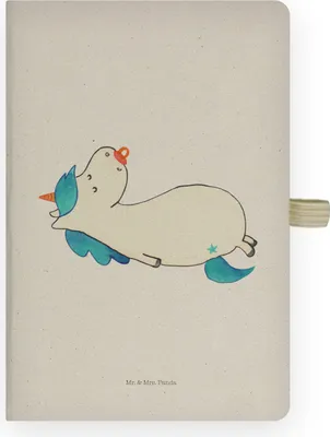 Produktbild von Mr. & Mrs. Panda notizbuch Einhorn Schnuller - Transparent - Geschenk, Unicorn, Journal, Einhörner, Skizzenbuch, Tagebuch, Geburtstag, Kladde, Hardcover, Mutter, Baby