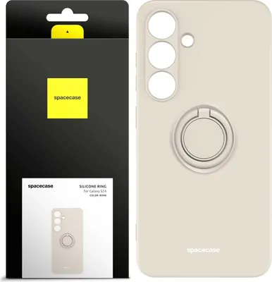 Produktbild von Spacecase Silikon Ring Galaxy S24 Knochen