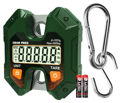 Productafbeelding van Digitale Hangweegschaal 660 lb/300 kg Handheld Mini-Kraanweegschaal