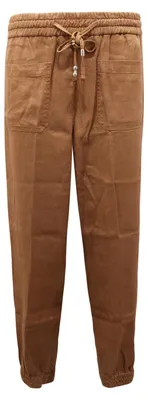 Produktbild von 3354AT pantalone donna DONDUP LENA woman linen blend trousers