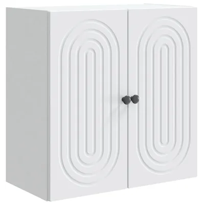 Image de Armoire murale vidaXL blanche 59 x 31 x 60 cm en aggloméré