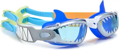 Produktbild von Bling2O Kinder Schwimmbrille - Jawsome Jr - UV Schutz blau