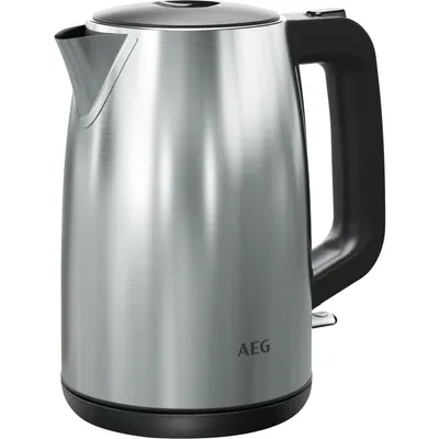 Zdjęcie produktu dla AEG K3-1-3ST, 1,7 l, 1850 W, Stal nierdzewna, Stal nierdzewna, Wskaźnik poziomu wody, Bezprzewodowy