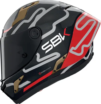 Produktbild von Nolan X-804 Rs Ultra Carbon Sbk Integralhelm Schwarz M Schwarz M