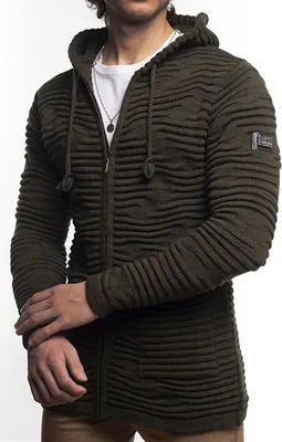 Produktbild von Schicke Strickjacke CARISMA CRM7770 Khaki L