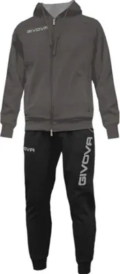 Produktbild von Givova King Trainingsanzug Schwarz,Grau M Mann Schwarz,Grau M