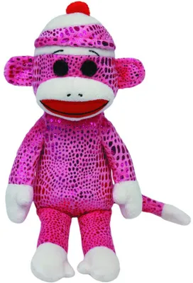Productafbeelding van Sokken - Sockenaffe, roze, lichtgevend, 15 cm