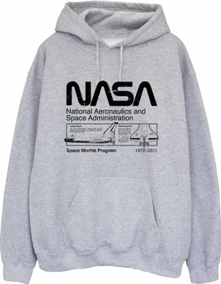 Obrázek produktu pro NASA - Pánská mikina s kapucí BI2189 (L) (šedá)