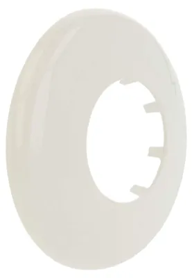 Produktbild von tecuro Universal Siphonrosette Ø 85 mm für Wandrohr Ø 40 mm, weiß, Kunststoff