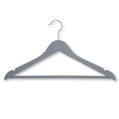 Immagine prodotto di KESPER Appendiabiti in plastica grigi, 3 pezzi, antiscivolo, 45 cm