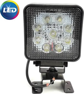 Produktbild von Arbeitsscheinwerfer 27W mit 9 LEDs für LKW, Transporter, 12V/ 24V | Universal-
