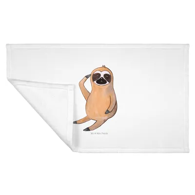 Produktbild von Mr. & Mrs. Panda Handtuch Faultier Vogel - Weiß - Geschenk, faul, kleines, Nachdenklich, Spinner, Flauschtuch, 50x100, Genervt, Frotteehandtuch, 100x50