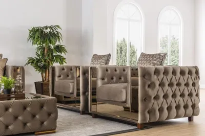 Zdjęcie produktu dla fotel chesterfield jednoosobowy klasyczna kanapa meble meble sofa 1 osobowa