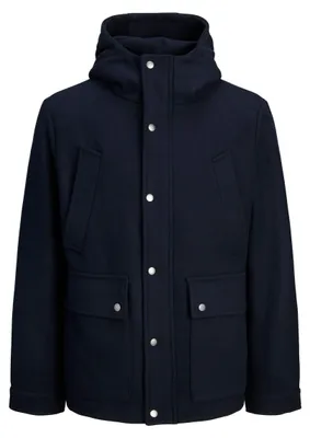 Produktbild von Jack & Jones 12282159_1318_M, Uni, Erwachsener, Kleidungsknopf, Polyester, Blau